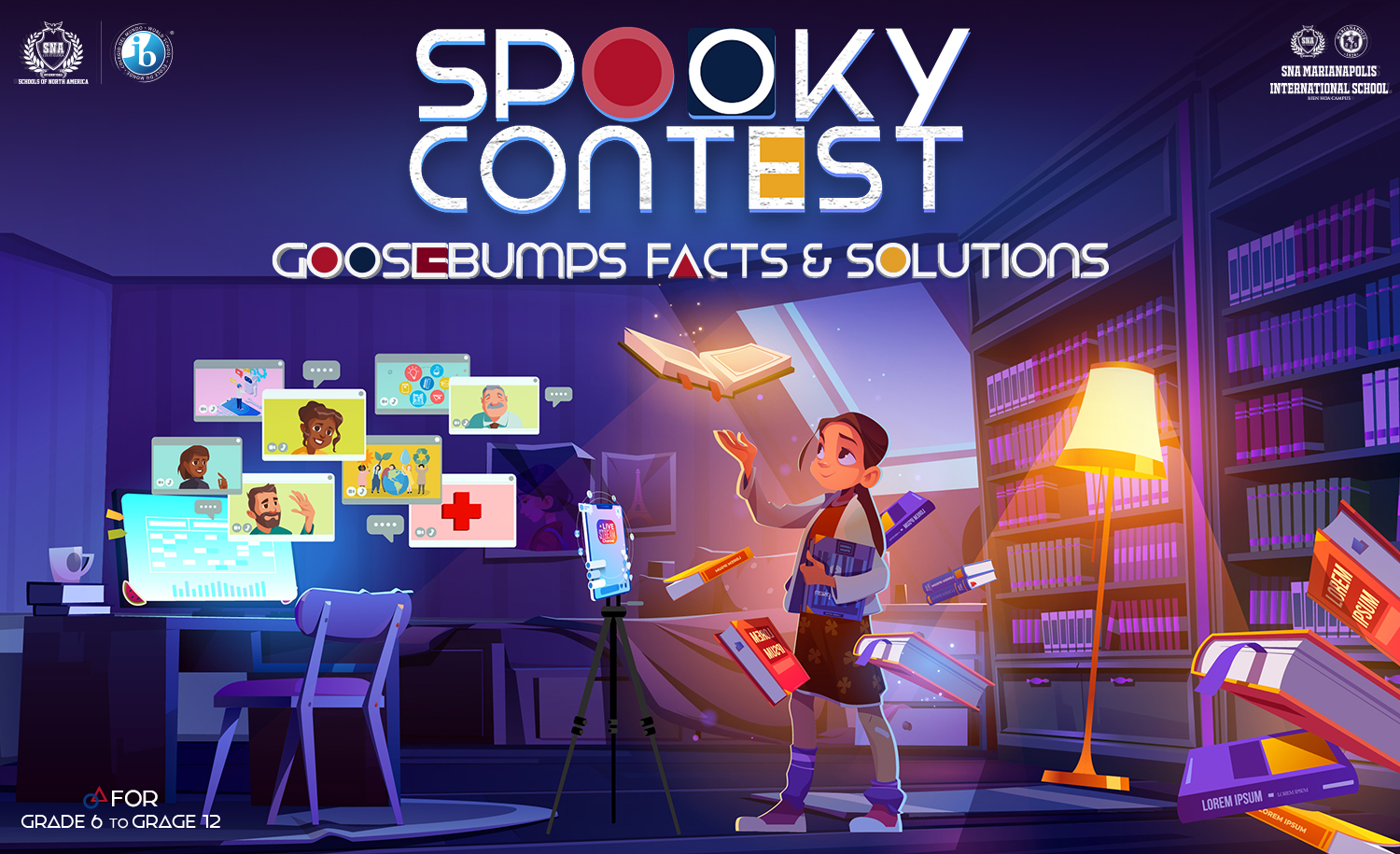 SNA INTERNATIONAL SCHOOLS KICKS-OFF SPOOKY CONTEST: “GOOSEBUMP FACTS AND  SOLUTIONS” FOR HIGH SCHOOL STUDENTS - SNA Marianapolis